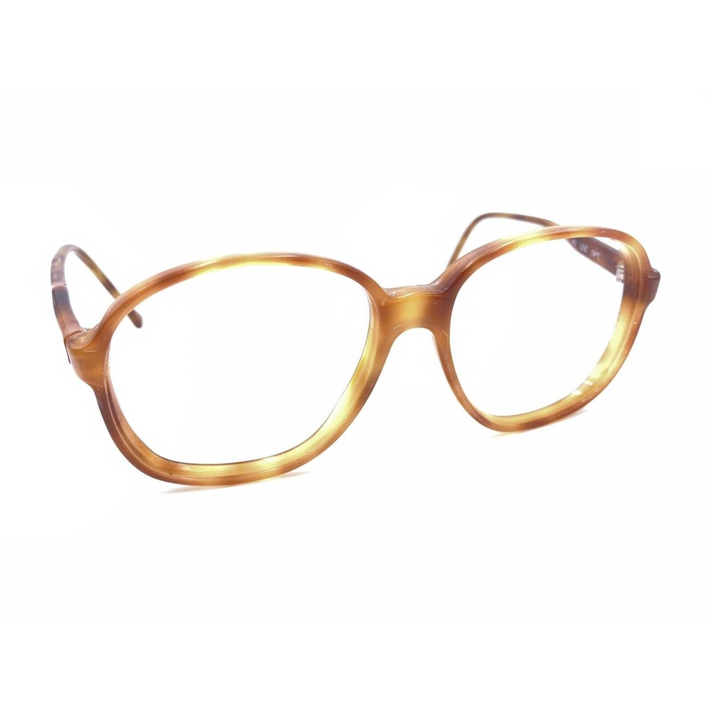 Al Lee Opt Tortoise Brown Oversize Eyeglasses Frames 54-18 140 USA Designer